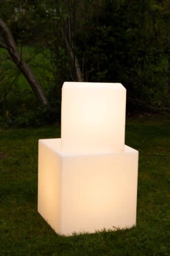 Gartenleuchte Shining Cube In Weiß - Solar -BRILLIANT Verkäufe 8 seasons gartenleuchte shining cube in weiss solar 3