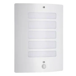 BRILLIANT Außenwandleuchte Mit Bewegungsmelder Todd 29x23x9 Cm In Weiß