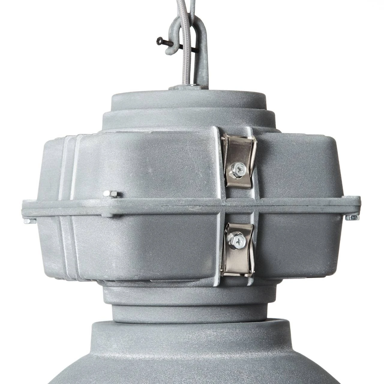 BRILLIANT Pendelleuchte 48cm (Glas) Anouk ⌀ 47,5 Cm In Grau Antik 7 BRILLIANT Pendelleuchte 48cm (Glas) Anouk ⌀ 47,5 Cm In Grau Antik – Bild 7