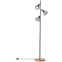 BRILLIANT Standleuchte, 3-flammig Avia ⌀ 38 Cm In Schwarz/holz -BRILLIANT Verkäufe brilliant standleuchte 3 flammig avia 38 cm in schwarz holz 4