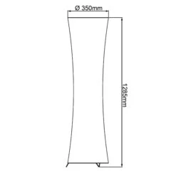 BRILLIANT Standleuchte Becca 125x34,5x0 Cm In Weiß -BRILLIANT Verkäufe brilliant standleuchte becca 125x34 5x0 cm in weiss 2