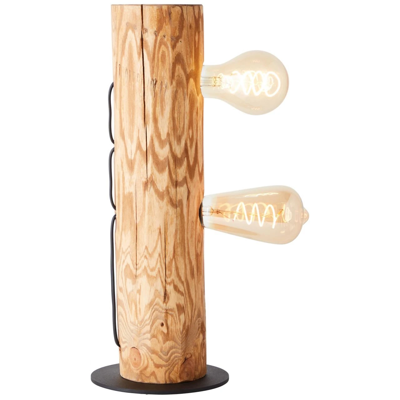 BRILLIANT Tischleuchte, 2-flammig Odun ⌀ 15 Cm In Kiefer Gebeizt 4 BRILLIANT Tischleuchte, 2-flammig Odun ⌀ 15 Cm In Kiefer Gebeizt – Bild 4