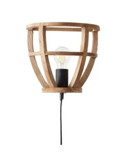 BRILLIANT Wandleuchte "Matrix" In Hellbraun - (B)22,5 X (H)24,5 X (T)16,5 Cm -BRILLIANT Verkäufe brilliant wandleuchte matrix in hellbraun b 22 5 x h 24 5 x t 16 5 cm 2