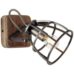 BRILLIANT Wandspot Matrix 18x13x16 Cm In Schwarz Stahl -BRILLIANT Verkäufe brilliant wandspot matrix 18x13x16 cm in schwarz stahl 2