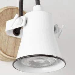 BRILLIANT Wandspot Seed 13x9,5x11 Cm In Weiß/holz Hell -BRILLIANT Verkäufe brilliant wandspot seed 13x9 5x11 cm in weiss holz hell 8