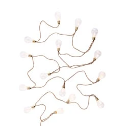 LED Lichterkette Mit Naturseil 15 Lichter Und Stecker BULB LIGHTS In Natur -BRILLIANT Verkäufe butlers led lichterkette mit naturseil 15 lichter und stecker bulb lights in natur 2