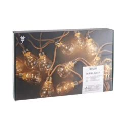 LED Lichterkette Mit Naturseil 15 Lichter Und Stecker BULB LIGHTS In Natur -BRILLIANT Verkäufe butlers led lichterkette mit naturseil 15 lichter und stecker bulb lights in natur 3