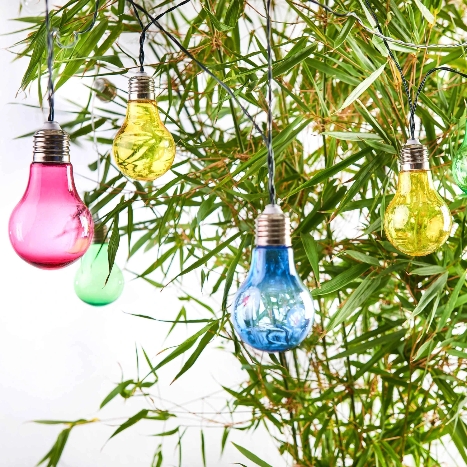 Lichterkette Solar Mit 10 Glühbirnen SUNLIGHT In Bunt 2 Lichterkette Solar Mit 10 Glühbirnen SUNLIGHT In Bunt – Bild 2