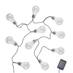 Lichterkette Solar Mit 10 Glühbirnen SUNLIGHT In Transparent -BRILLIANT Verkäufe butlers lichterkette solar mit 10 gluhbirnen sunlight in transparent 2