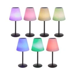 Outdoor Solar-Tischleuchte Mit Farbwechsel LIGHT UP In Schwarz-Weiß -BRILLIANT Verkäufe butlers outdoor solar tischleuchte mit farbwechsel light up in schwarz weiss 2