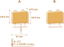Wandleuchte Little Tiger -BRILLIANT Verkäufe dalber wandleuchte little tiger 4
