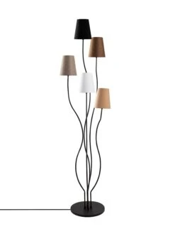 Standleuchte In Bunt - (B)44 X (H)160 Cm -BRILLIANT Verkäufe evila standleuchte in bunt b 44 x h 160 cm 4