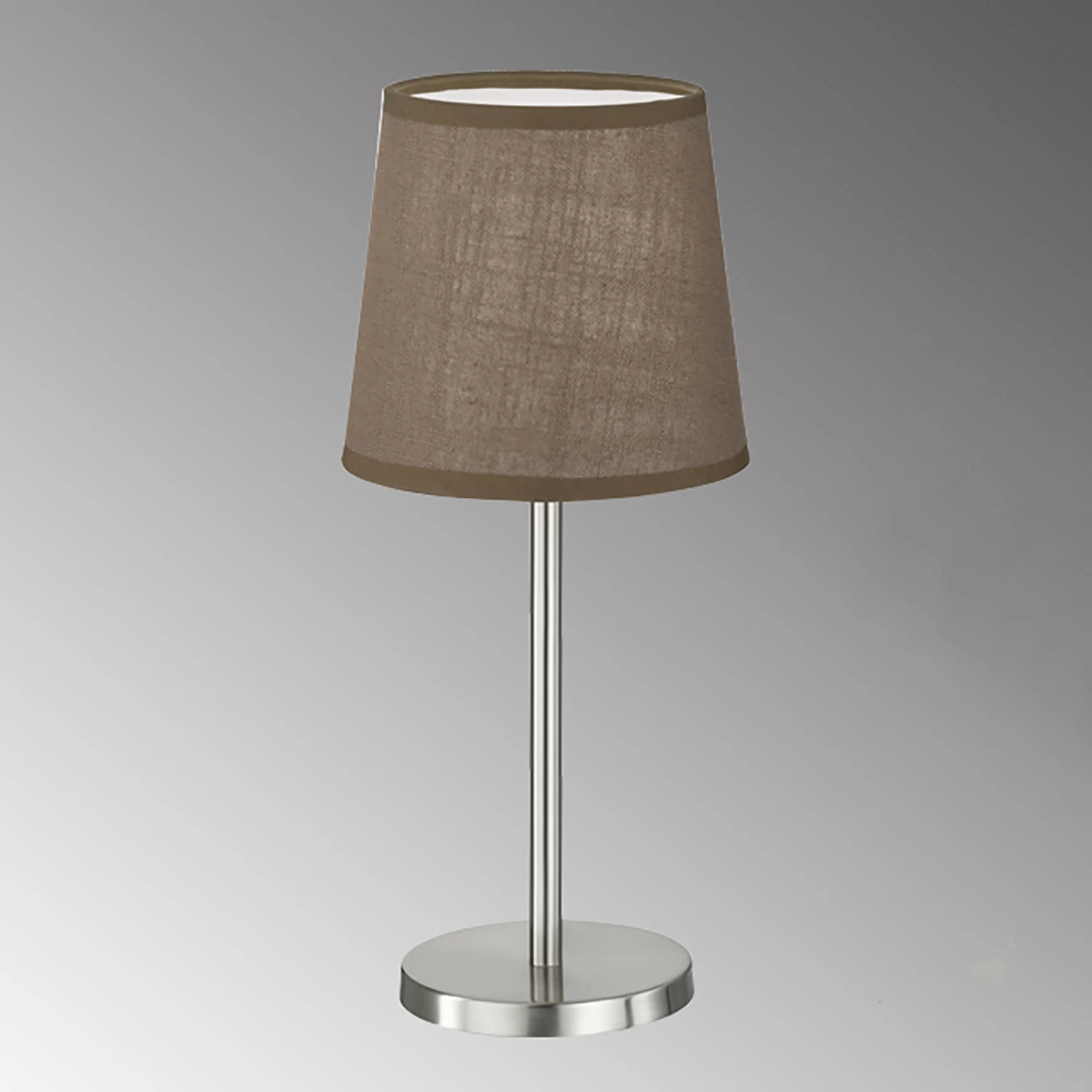 Tischleuchte Eve In Nickelfarben/Braun - (H)30 X (D)14 Cm 2 Tischleuchte Eve In Nickelfarben/Braun - (H)30 X (D)14 Cm – Bild 2