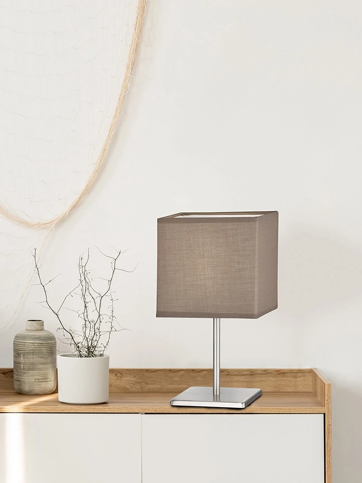 Tischleuchte "Kate" In Braun/ Grau - (H)30 Cm 2 Tischleuchte "Kate" In Braun/ Grau - (H)30 Cm – Bild 2