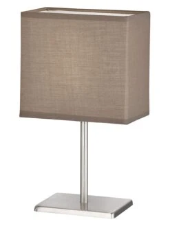 Tischleuchte "Kate" In Braun/ Grau - (H)30 Cm