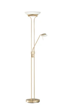 LED-Stehleuchte Pool TW In Messingfarben - (H)182 X (D)32 Cm