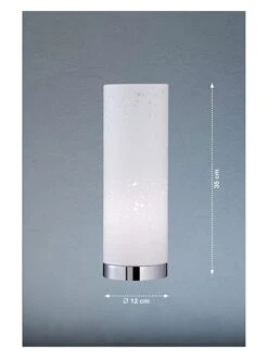 Standleuchte "Thor" In Weiß - (H)35 X Ø 12 Cm -BRILLIANT Verkäufe fischer and honsel standleuchte thor in weiss h 35 x o 12 cm 2