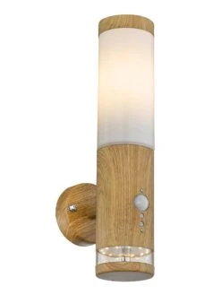 Außenleuchte In Braun - (B)8,5 X (H)35 Cm