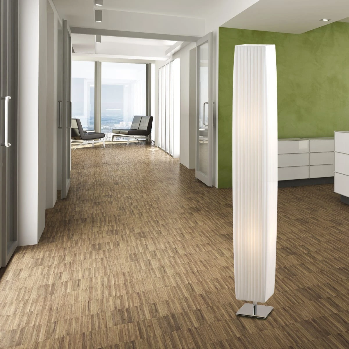 Stehleuchte "BAILEY" In Silver 2 Stehleuchte "BAILEY" In Silver – Bild 2