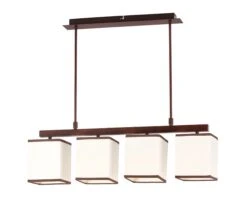 Pendelleuchte In Braun Beige