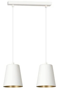 Pendelleuchte In Weiß Gold