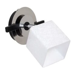 Spot Strahler In Chrom Dunkel Weiß