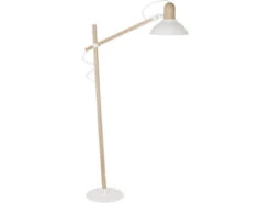 Stehlampe In Holz Weiß