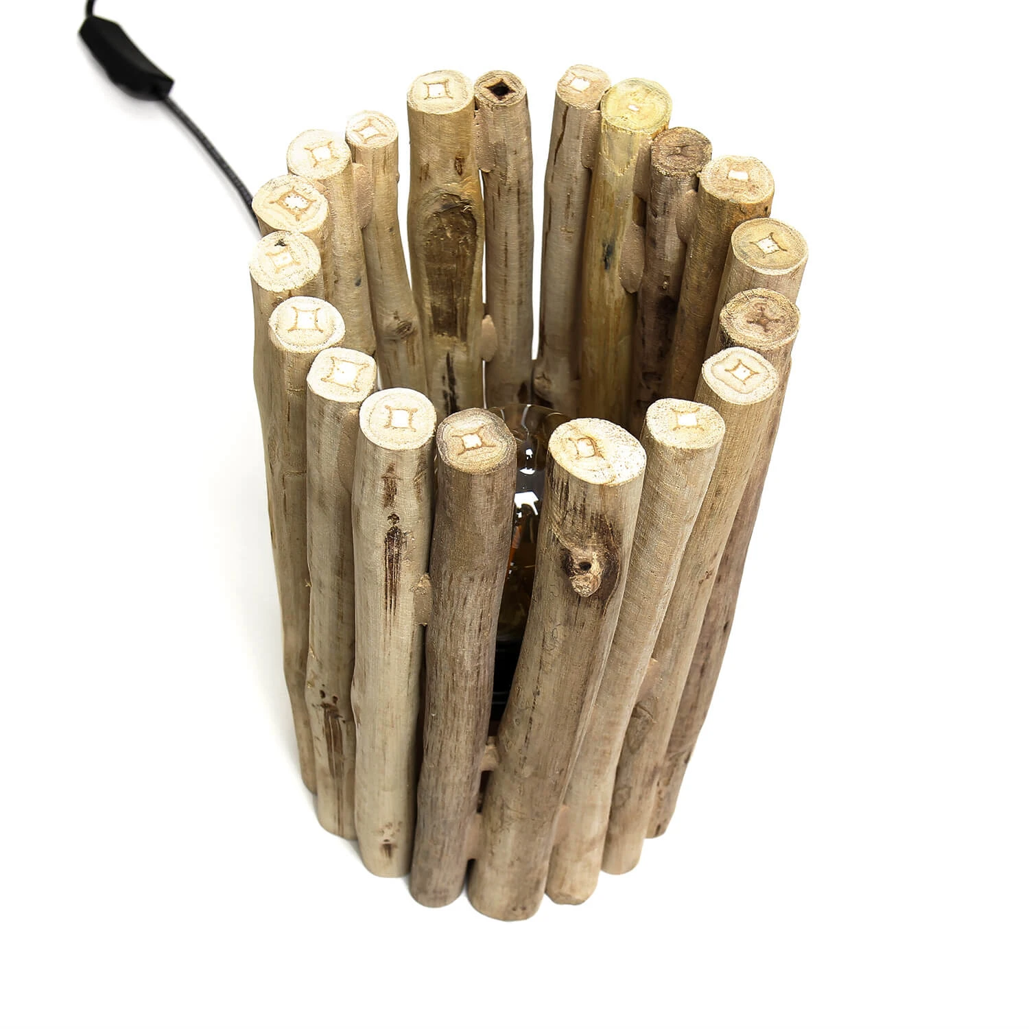 Tischlampe In Holz (Natur) 3 Tischlampe In Holz (Natur) – Bild 3