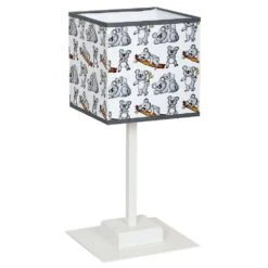 Tischlampe In Weiß Schwarz Bunt