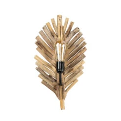 Wandlampe In Natur Holz