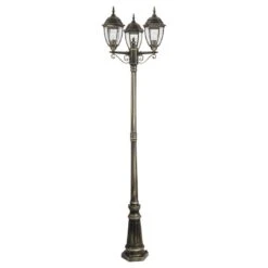 Wegeleuchte In Gold Antik