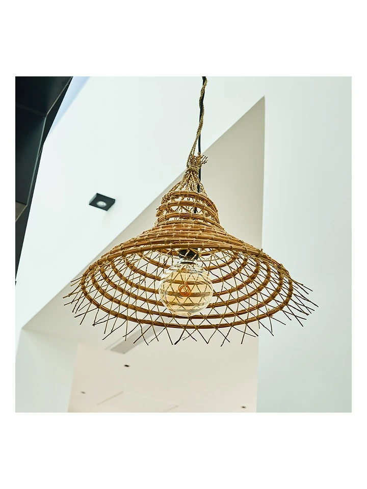 Außenleuchte "Gaia" In Hellbraun - (H)44 X Ø 60 Cm 2 Außenleuchte "Gaia" In Hellbraun - (H)44 X Ø 60 Cm – Bild 2