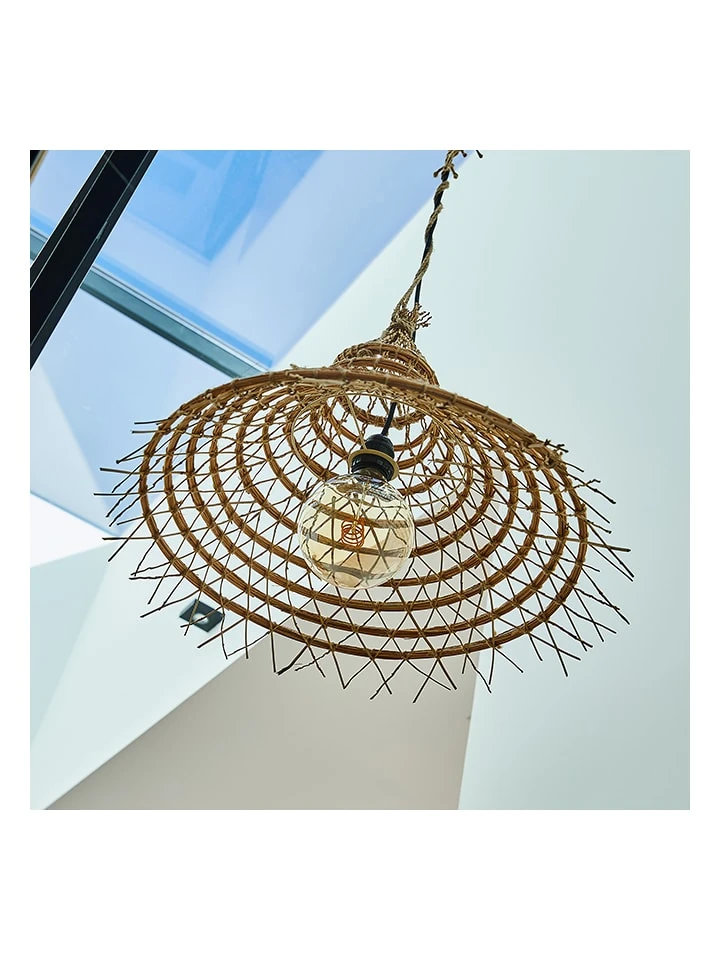 Außenleuchte "Gaia" In Hellbraun - (H)44 X Ø 60 Cm 1 Außenleuchte "Gaia" In Hellbraun - (H)44 X Ø 60 Cm