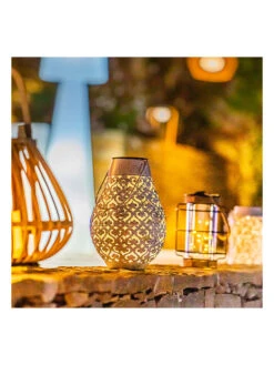 LED-Solarleuchte "Leila" In Grau - (H)38,5 X Ø 17 Cm -BRILLIANT Verkäufe lumisky led solarleuchte leila in grau h 38 5 x o 17 cm 2