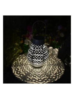 LED-Solarleuchte "Leila" In Grau - (H)38,5 X Ø 17 Cm