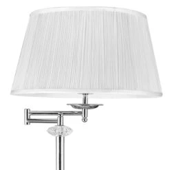 Stehlampe Aue In Weiß (H)158cm (D)40cm -BRILLIANT Verkäufe lux pro stehlampe aue in weiss h 158cm d 40cm 2