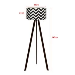 Stehleuchte Newport In Schwarz Weiß (H)140cm (D)38cm -BRILLIANT Verkäufe lux pro stehleuchte newport in schwarz weiss h 140cm d 38cm 2