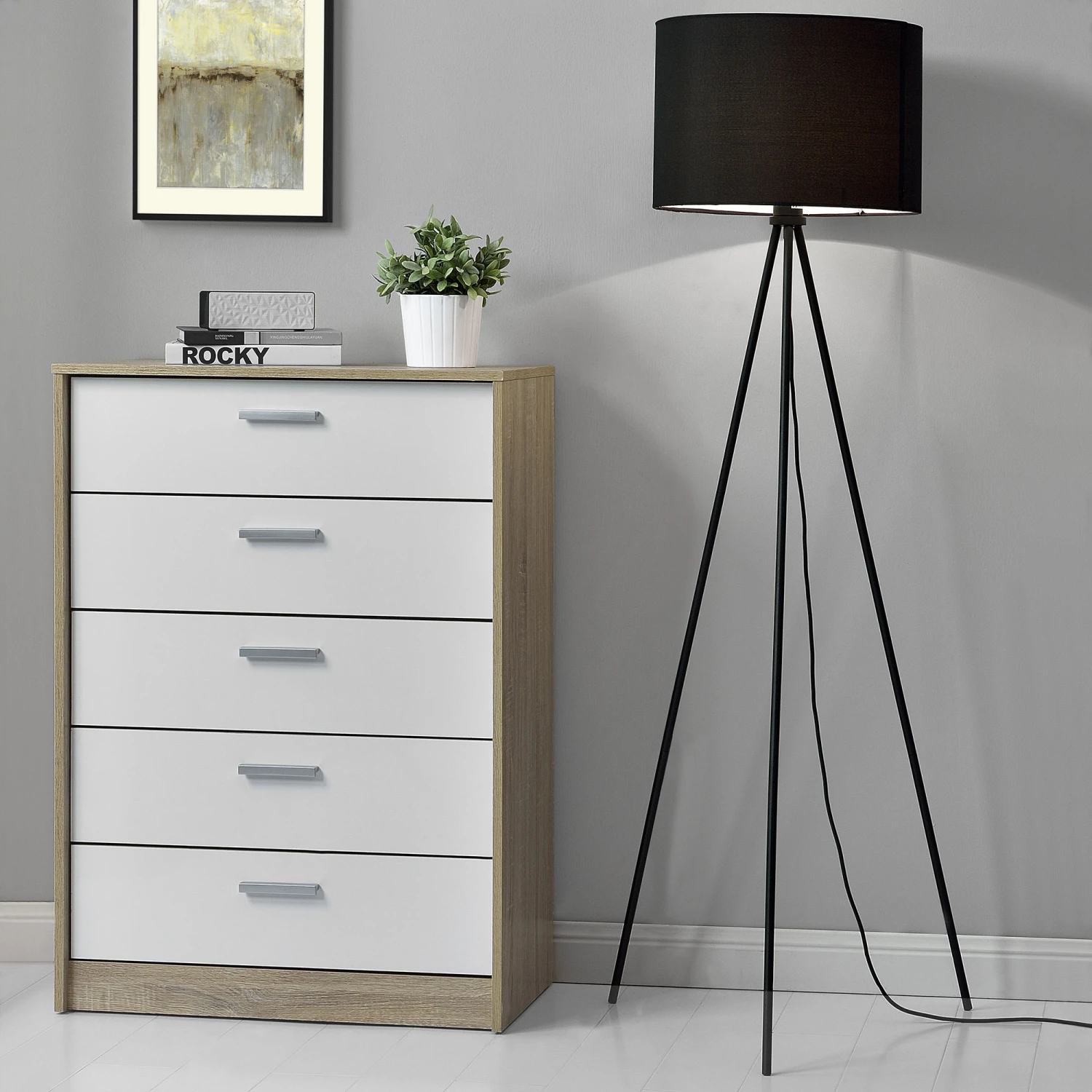 Stehleuchte Tardos In Schwarz (H)150cm (B)60cm 3 Stehleuchte Tardos In Schwarz (H)150cm (B)60cm – Bild 3