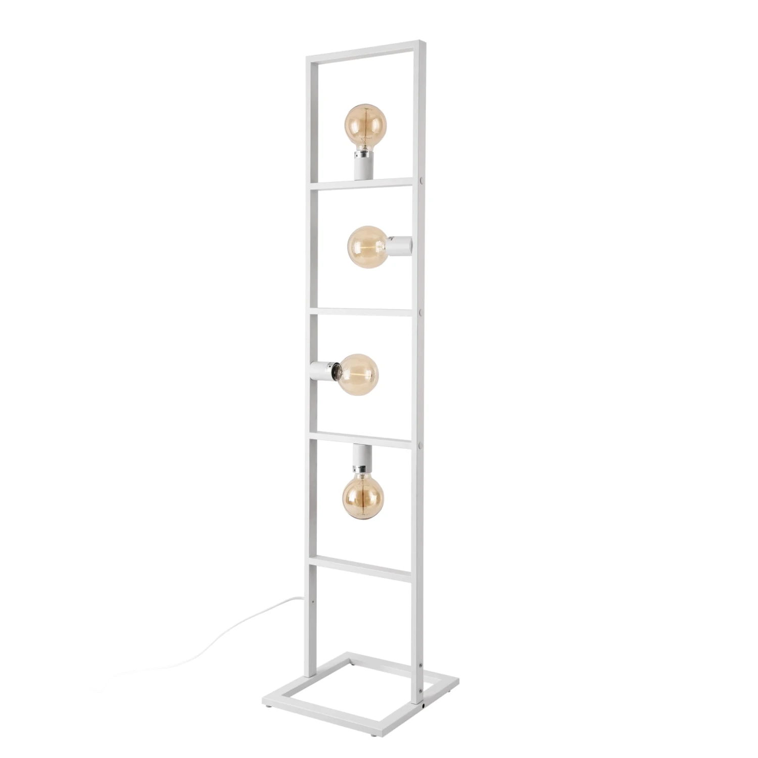 Stehleuchten Plauen In Weiß (H)142.5cm (B)31cm (T)31cm 2 Stehleuchten Plauen In Weiß (H)142.5cm (B)31cm (T)31cm – Bild 2