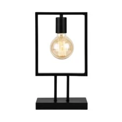 Tischleuchte Turku In Schwarz (H)37.5cm (B)20cm (T)10cm