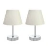 2er-Set: Tischleuchten In Weiß