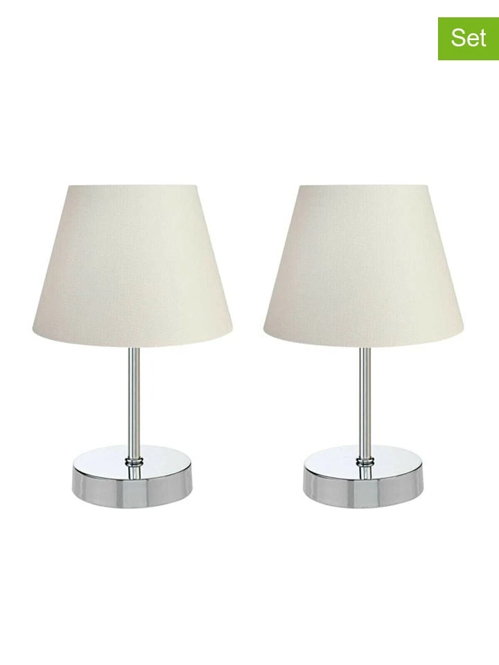 2er-Set: Tischleuchten In Weiß 1 2er-Set: Tischleuchten In Weiß