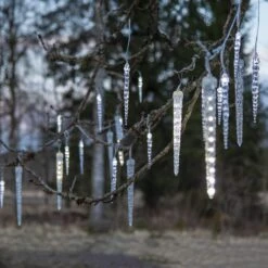 LED Lichterkette 24 Eiszapfen Für Außen L: 7m In Transparent -BRILLIANT Verkäufe marelida led lichterkette 24 eiszapfen fur aussen l 7m in transparent 2