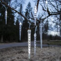 LED Lichterkette 24 Eiszapfen Für Außen L: 7m In Transparent -BRILLIANT Verkäufe marelida led lichterkette 24 eiszapfen fur aussen l 7m in transparent 4