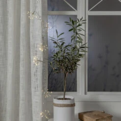 LED Lichterkette 8 Büscheln Blüten Dekolichterkette L: 2,1m In Silber -BRILLIANT Verkäufe marelida led lichterkette 8 buscheln bluten dekolichterkette l 2 1m in silber 2