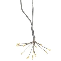 LED Lichterkette 8 Büscheln Blüten Dekolichterkette L: 2,1m In Silber -BRILLIANT Verkäufe marelida led lichterkette 8 buscheln bluten dekolichterkette l 2 1m in silber 3