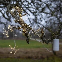 LED Lichterkette 8 Büscheln Blüten Dekolichterkette L: 2,1m In Silber -BRILLIANT Verkäufe marelida led lichterkette 8 buscheln bluten dekolichterkette l 2 1m in silber 4