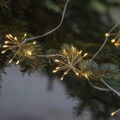 LED Lichterkette 8 Büscheln Blüten Dekolichterkette L: 2,1m In Silber -BRILLIANT Verkäufe marelida led lichterkette 8 buscheln bluten dekolichterkette l 2 1m in silber 5