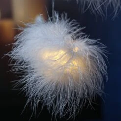 LED Lichterkette Schneebälle Beleuchtet L: 10m In Weiß -BRILLIANT Verkäufe marelida led lichterkette schneeballe beleuchtet l 10m in weiss 2