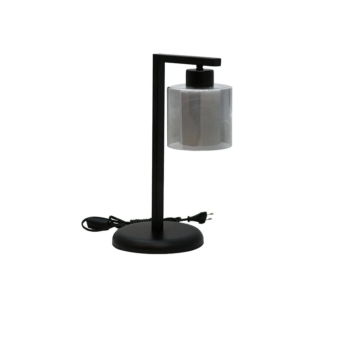 Tischleuchte Eiffel Doppelt Verglasung Schwarz-Grau 1 Tischleuchte Eiffel Doppelt Verglasung Schwarz-Grau